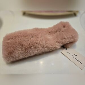 Violet & Brooks Pink Faux Fur Headband